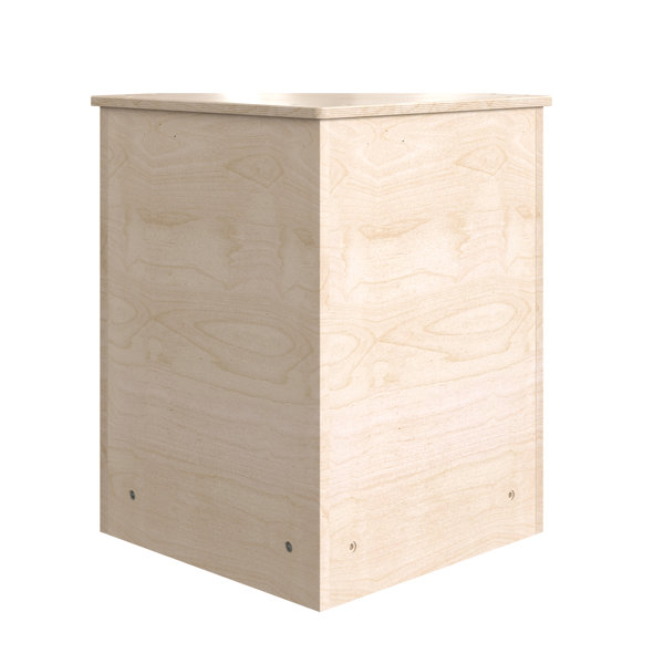 Bright Beginnings Commercial Grade Two Tier Wooden Corner Kitchen